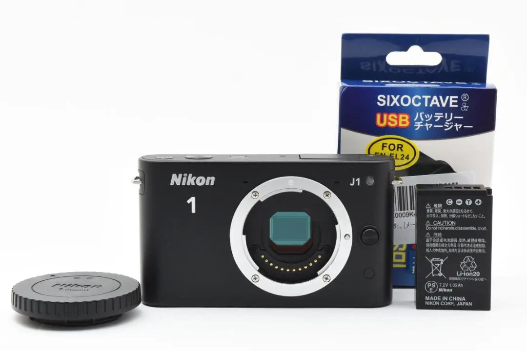 Nueva clase NIKON 1 J1 Black Shot 545 Digital C748 | 新品級 NIKON 1 J1 ブラック ショット数545枚 デジタル C748