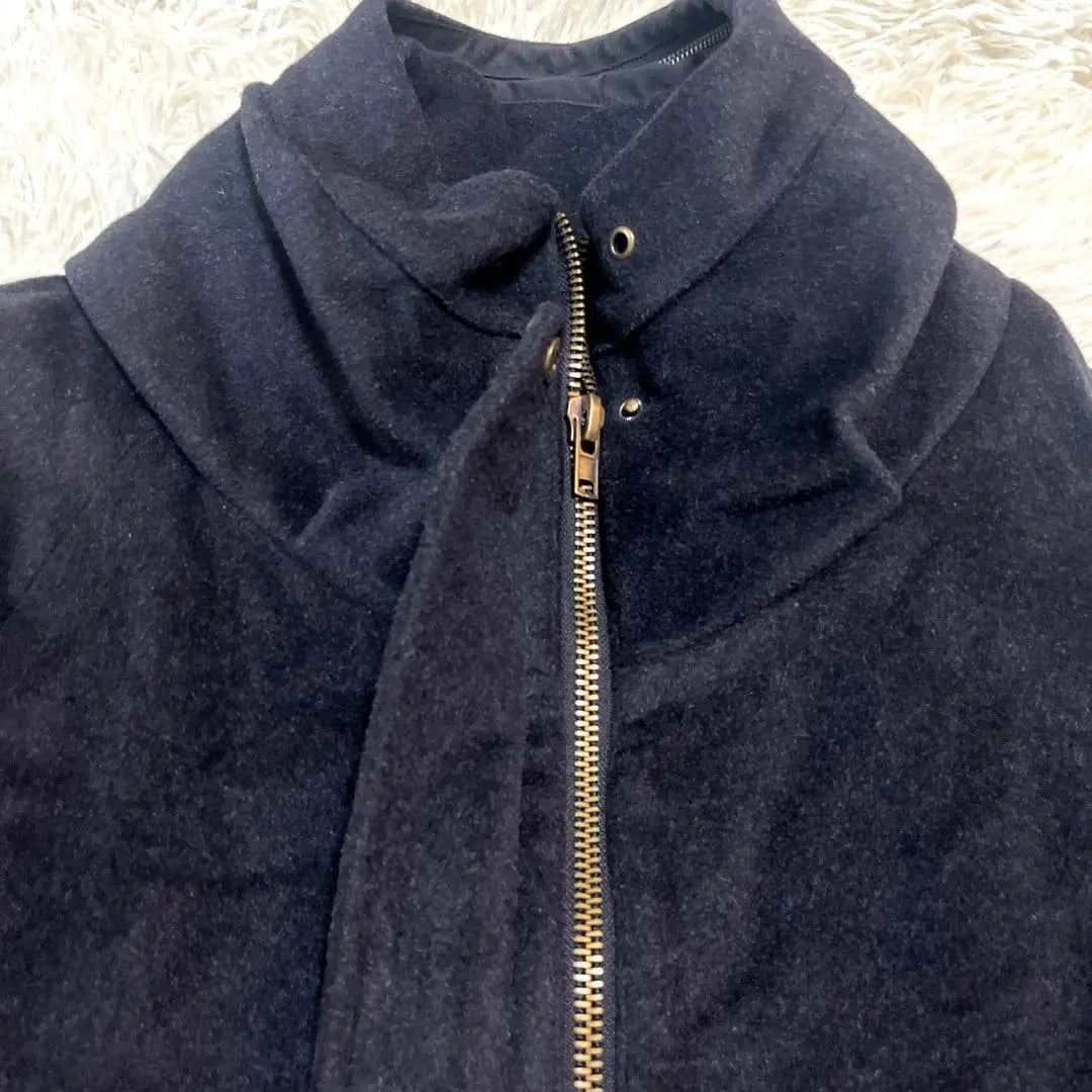 [BEADSLEY] Wool coat with liner, gold button