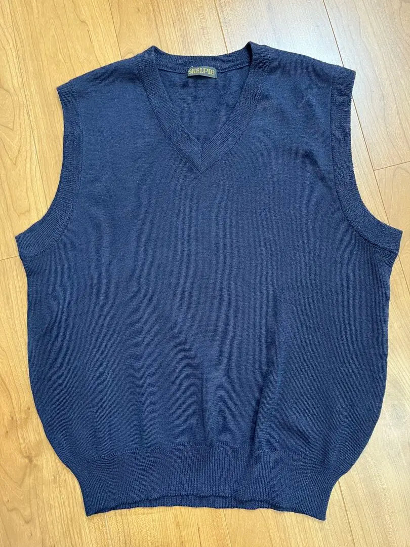 Navy V-neck vest