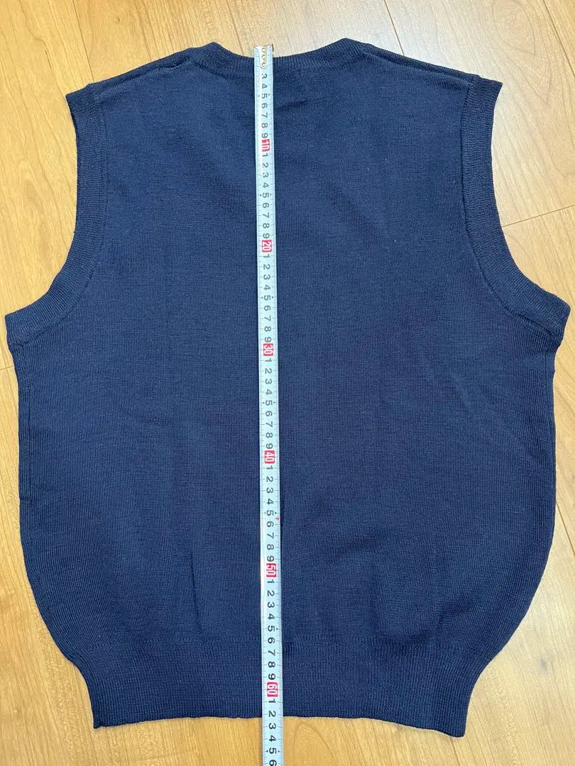 Navy V-neck vest