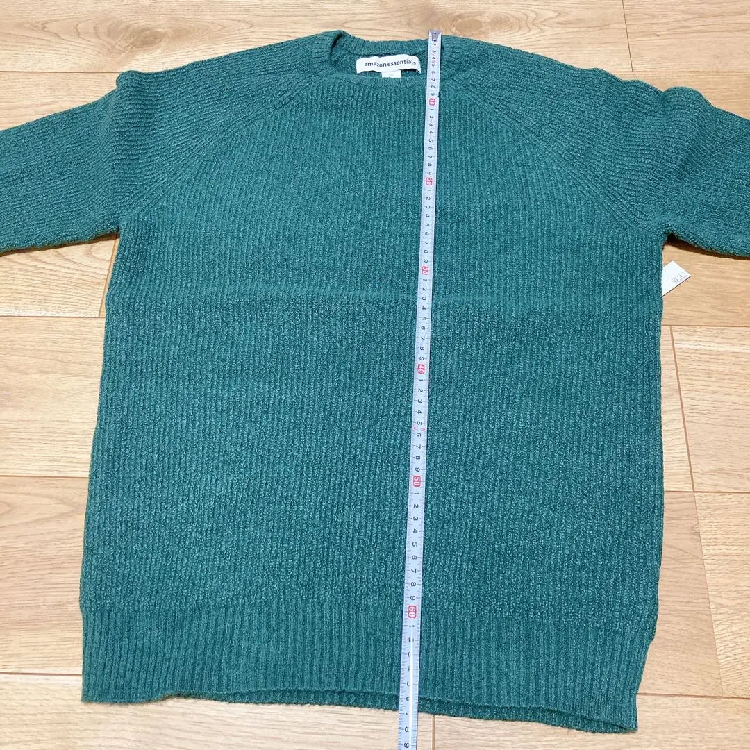 Oferta de invierno❣️Suéter Punto Cuello Redondo Manga Larga Hombre Verde Verde XS | XS