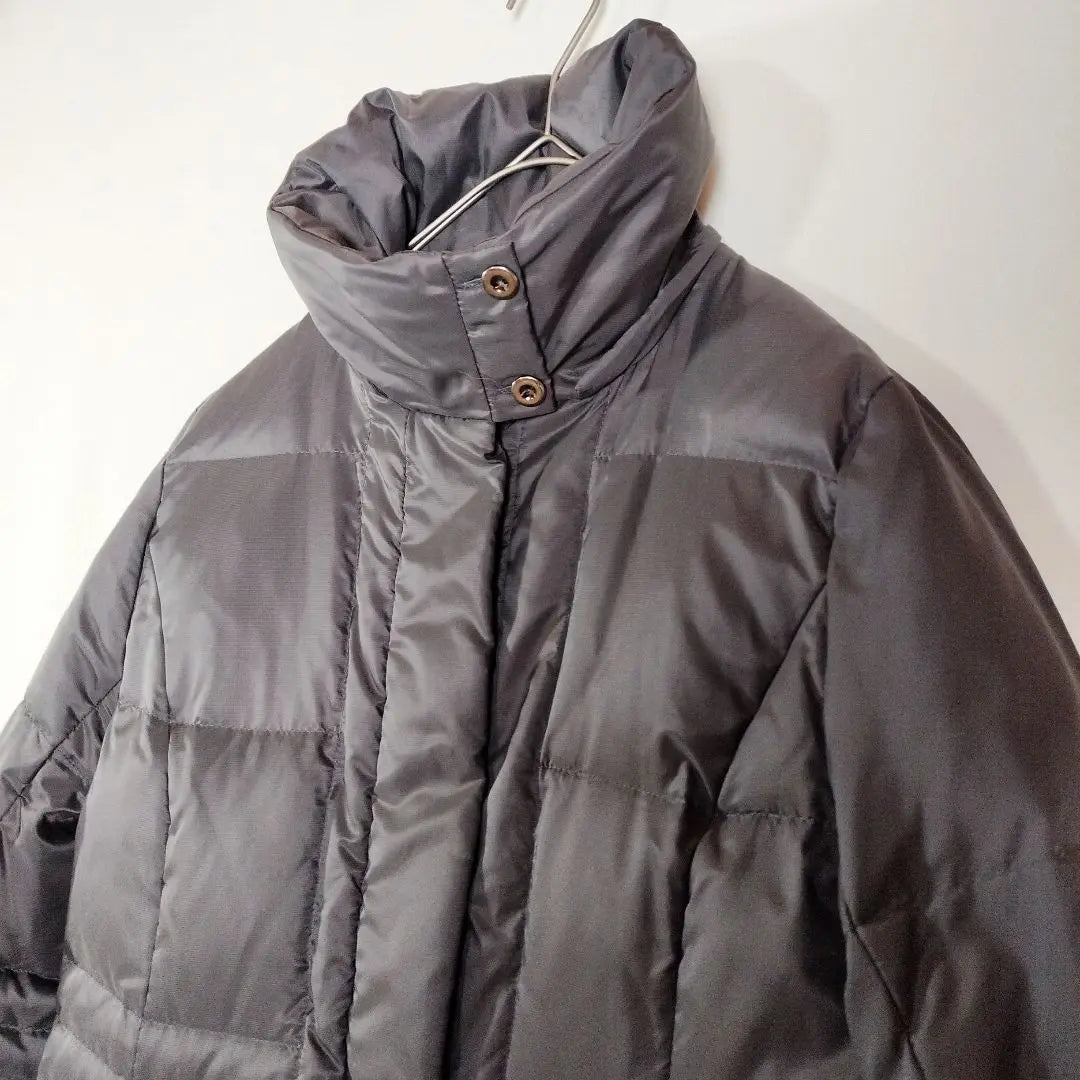 c1069 [McGregor] Down coat M gray with hood