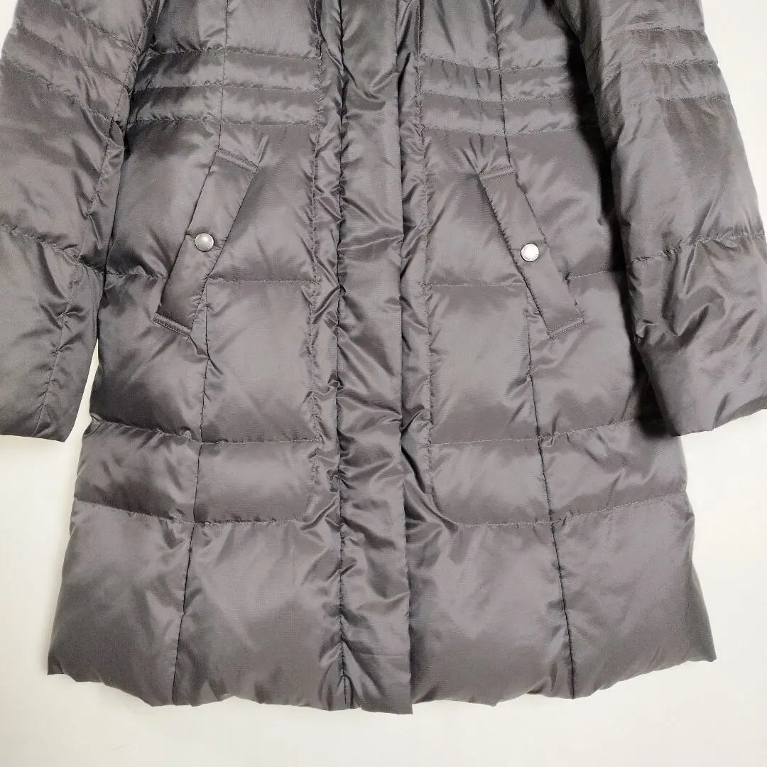 c1069 [McGregor] Down coat M gray with hood