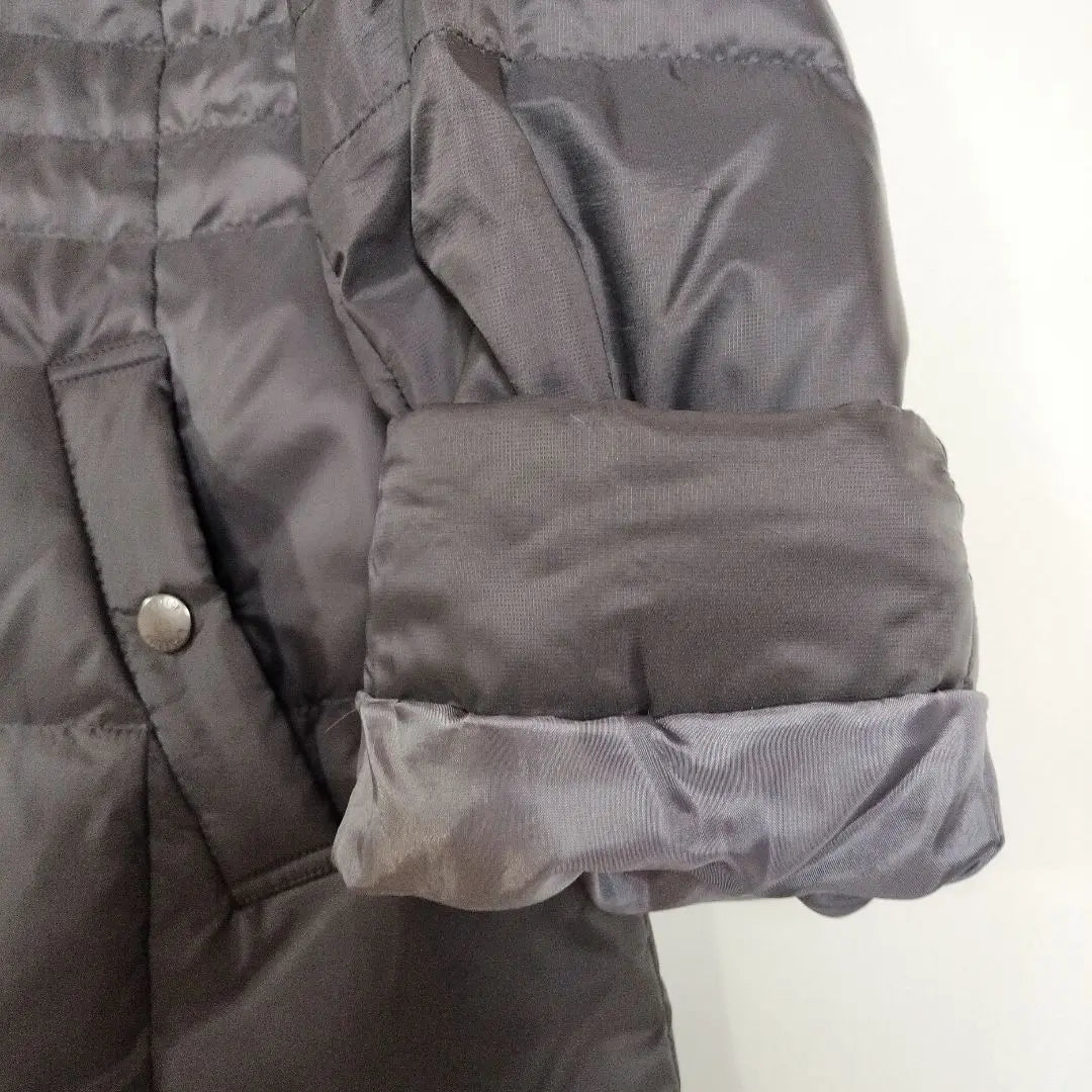 c1069 [McGregor] Down coat M gray with hood