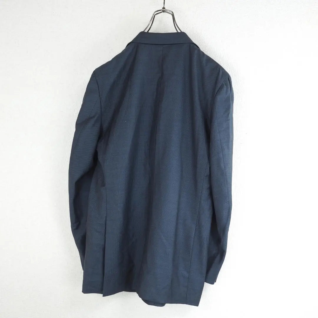 G9467*Extremely beautiful item☆JUN Jun☆super110s☆Tailored jacket☆Navy blue