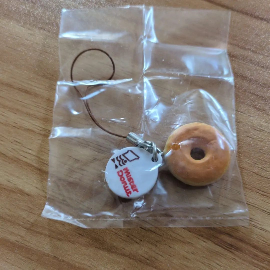 Rare Very Cute Mister Donut Strap Clip Set