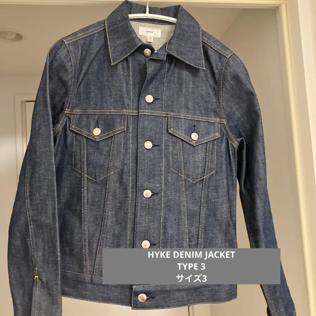 [Good condition] HYKE DENIM JACKET TYPE 3 Size 3 | 【美品】HYKE DENIM JACKET TYPE 3 サイズ3