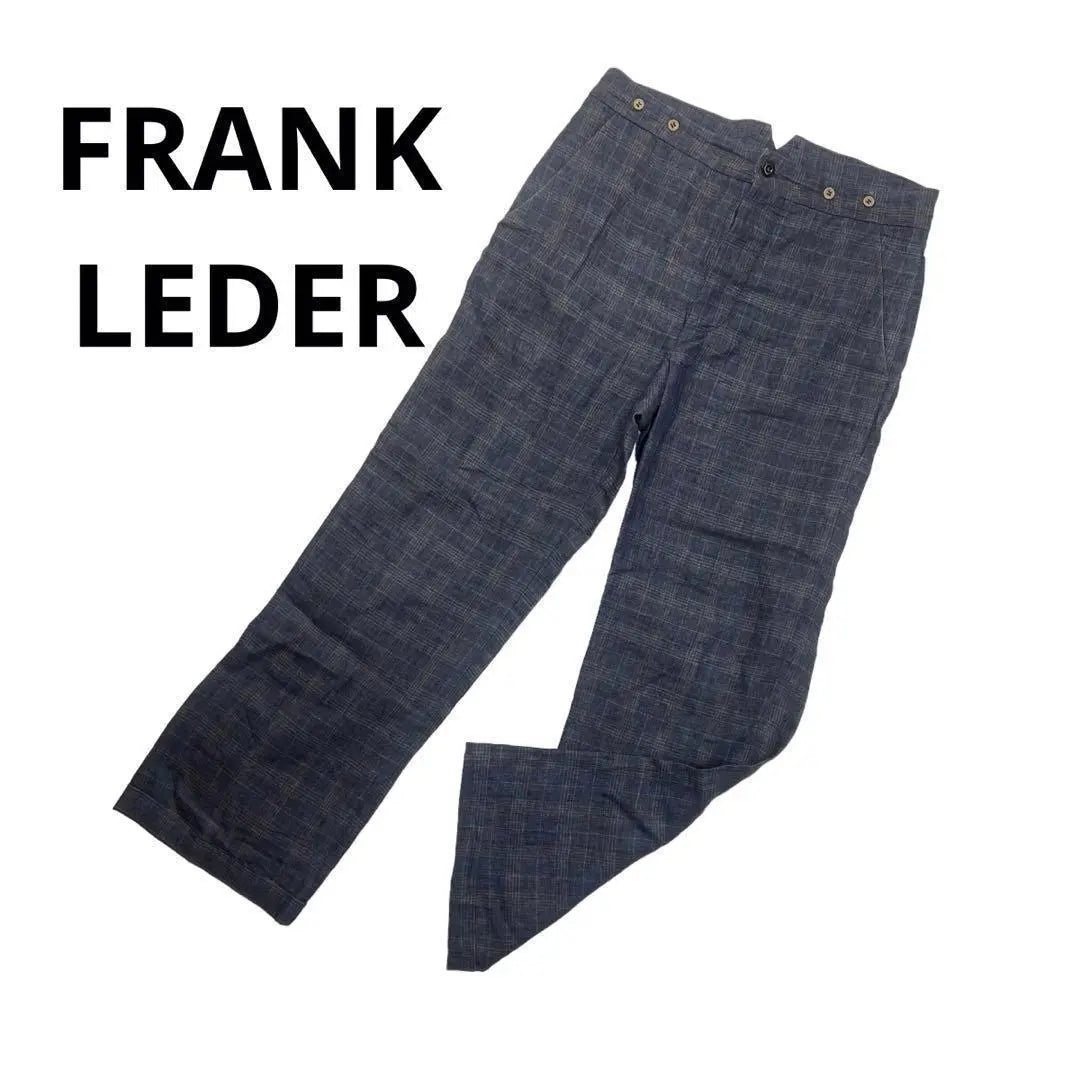 FRANK LEDER Pantalón Cuadros Grises S