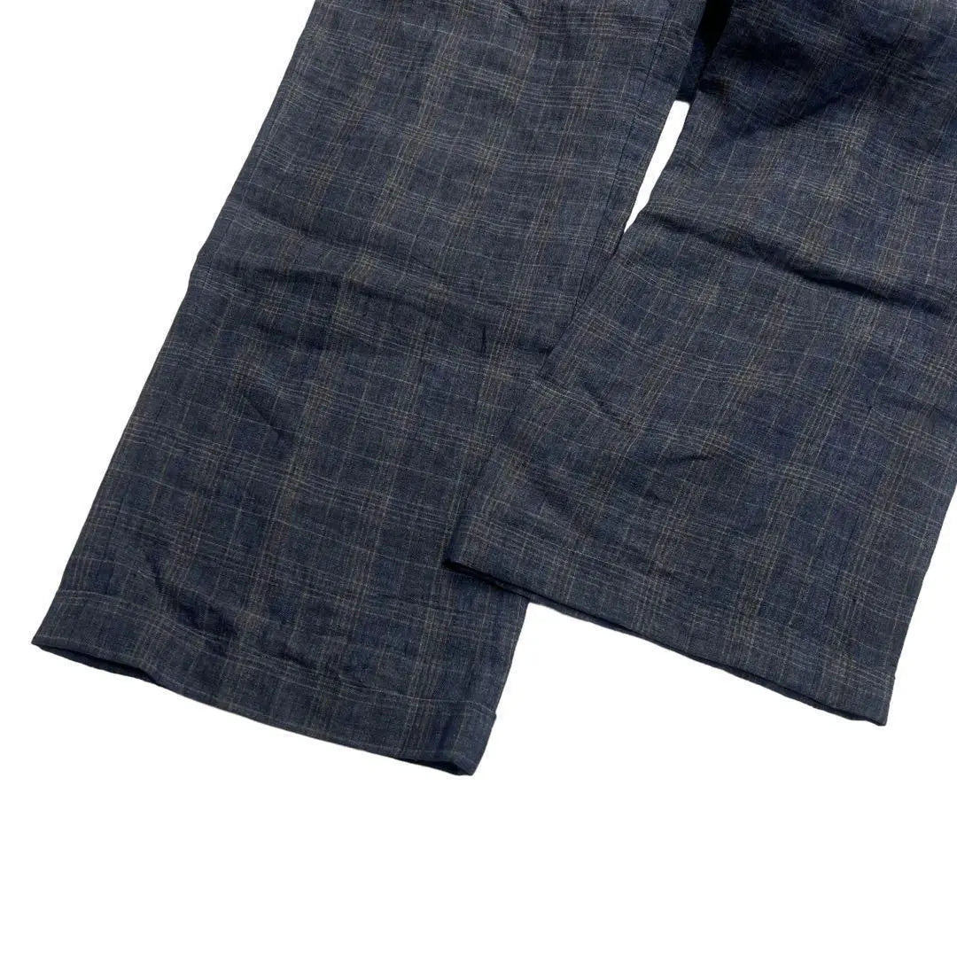 FRANK LEDER Pants Gray Check S