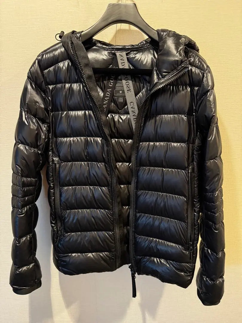 Canada Goose Down Jacket Black Crawon Hoody M