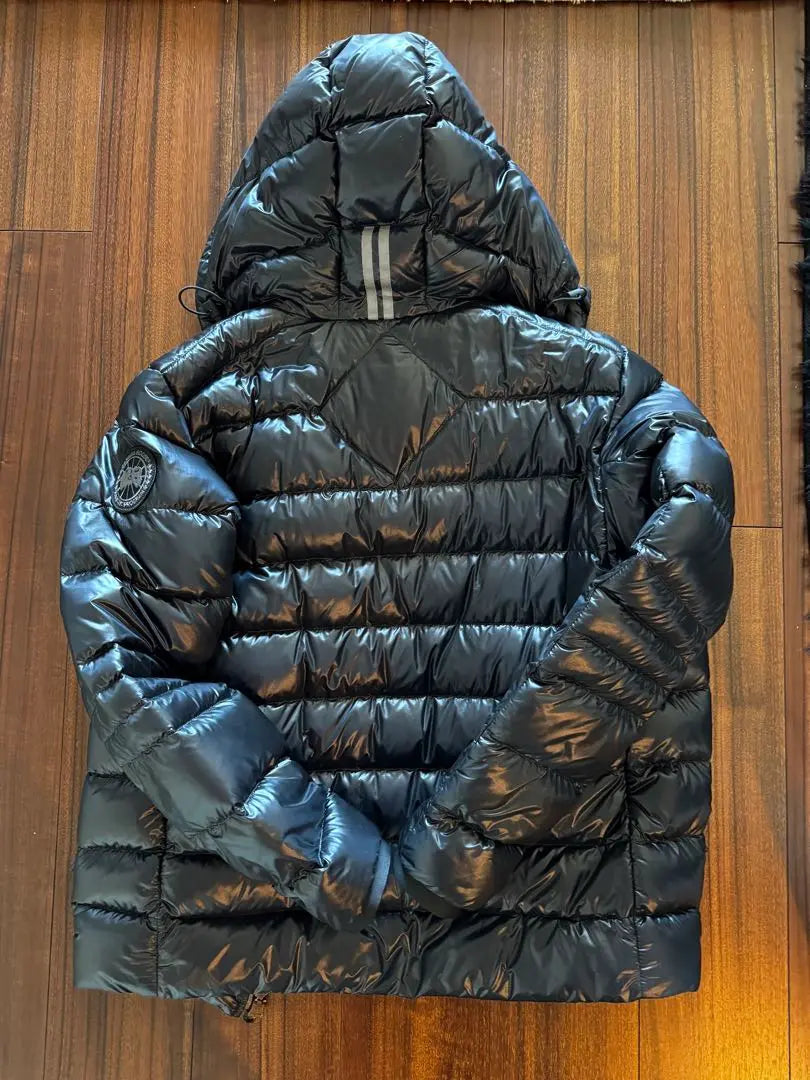 Canada Goose Down Jacket Black Crawon Hoody M