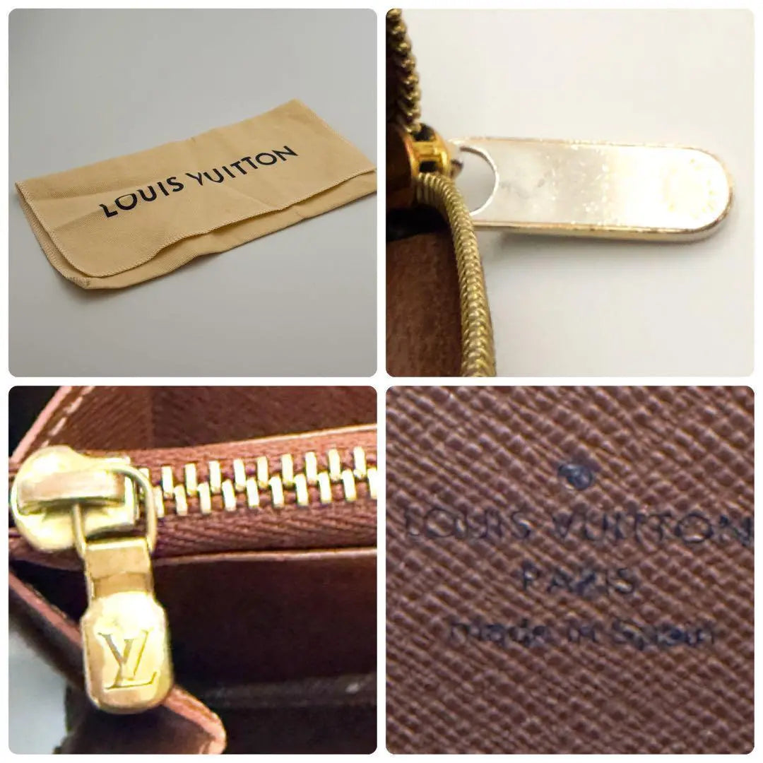 Louis Vuitton [Extra Beauty] Cartera larga con cierre redondo y monograma con cremallera | ルイヴィトン【極美品】モノグラムジッピーウォレットラウンドファスナー長財布