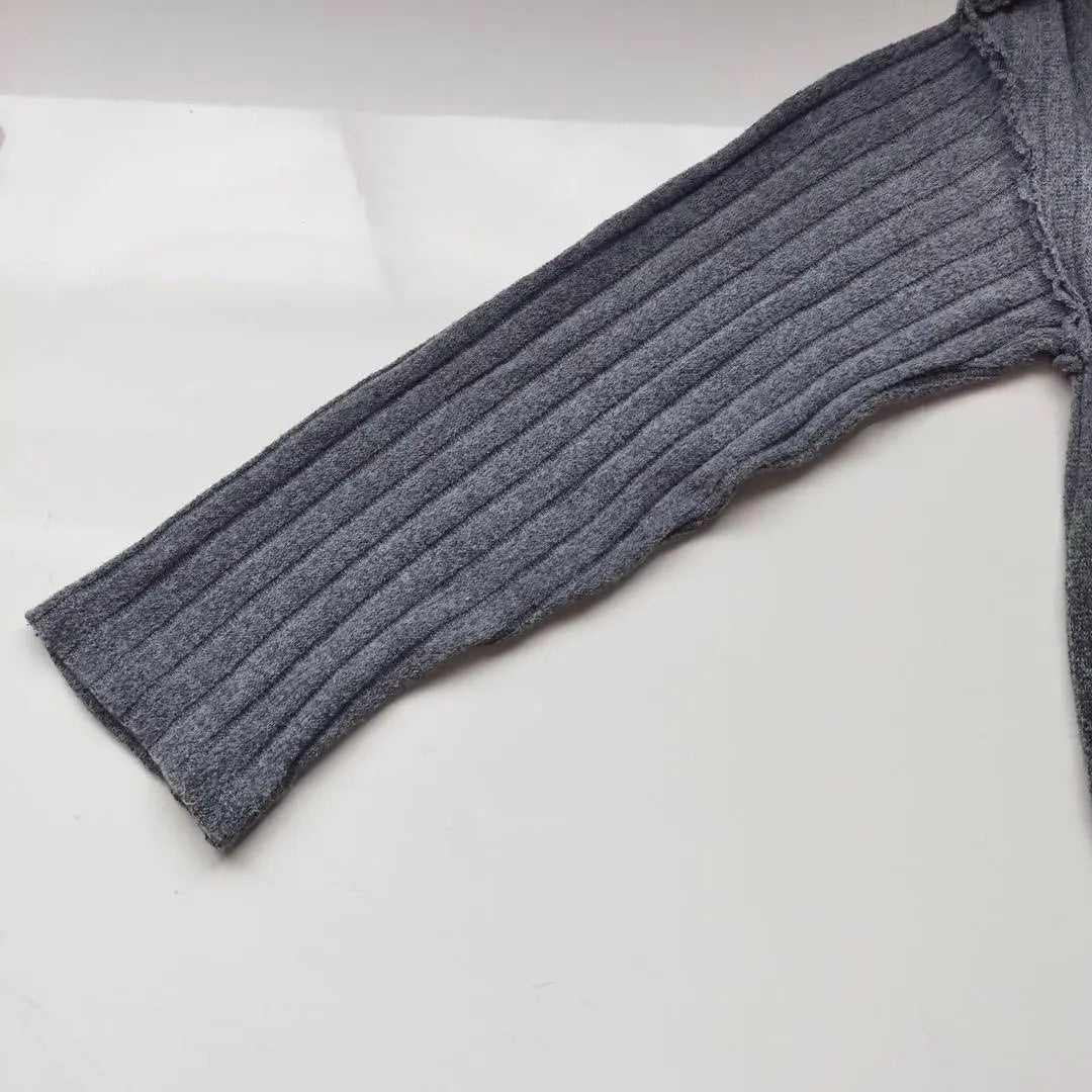 [Zaratrafaluk] Pullover knit (S) Gray Drop shoulder