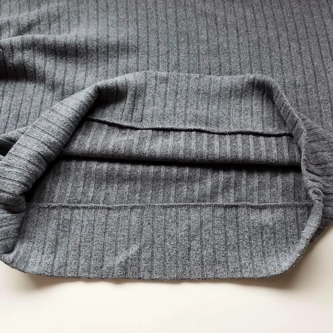 [Zaratrafaluk] Pullover knit (S) Gray Drop shoulder