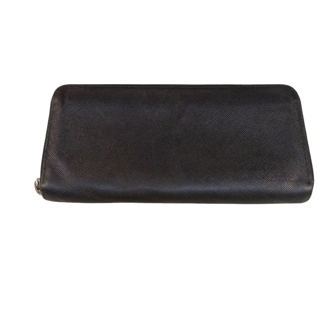 2-32 Paul Smith Long Wallet Genuine Leather Round Zipper