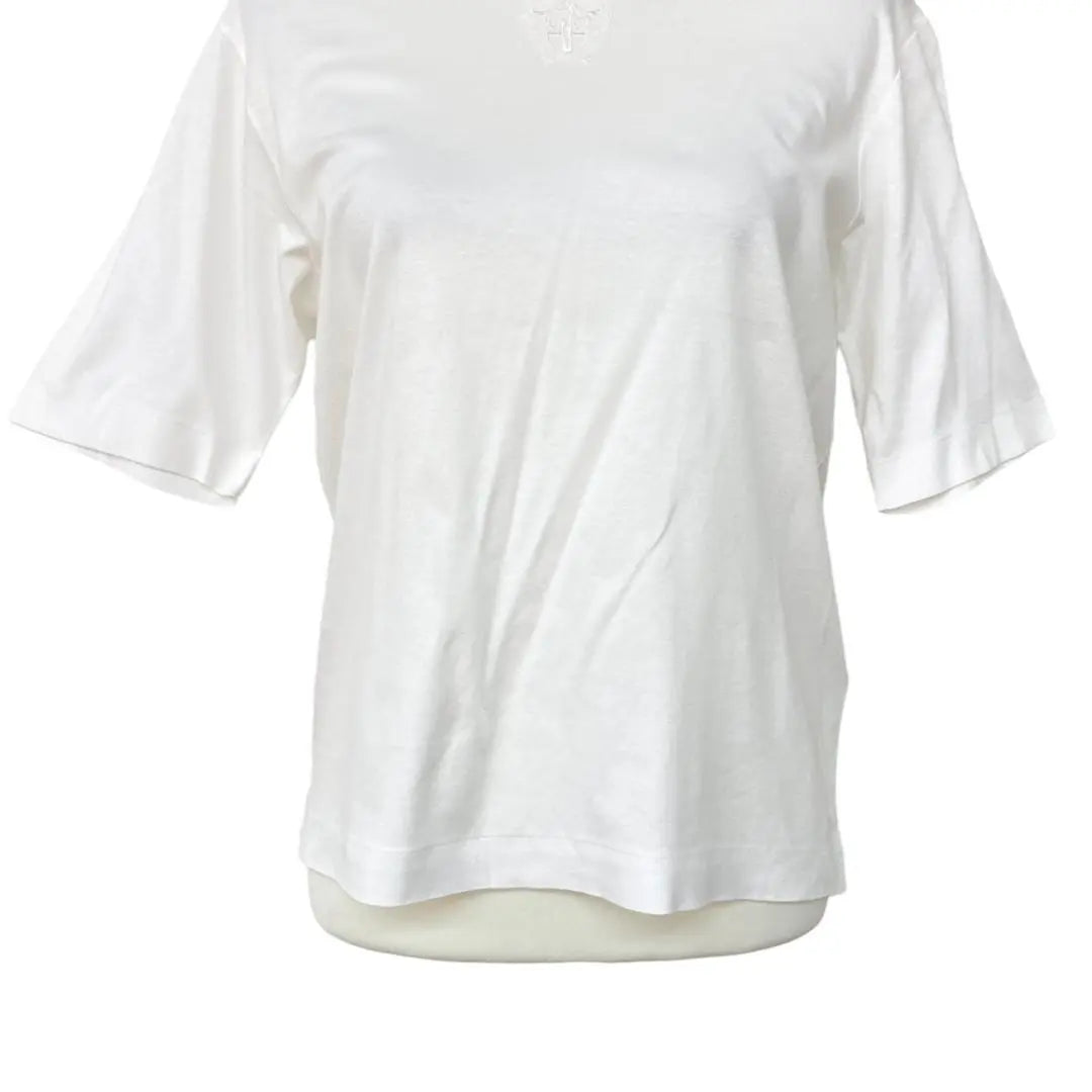 DAKS Dachs Camiseta blanca / Cut Saw M | DAKS ダックス ホワイト Tシャツ・カットソー Ｍ