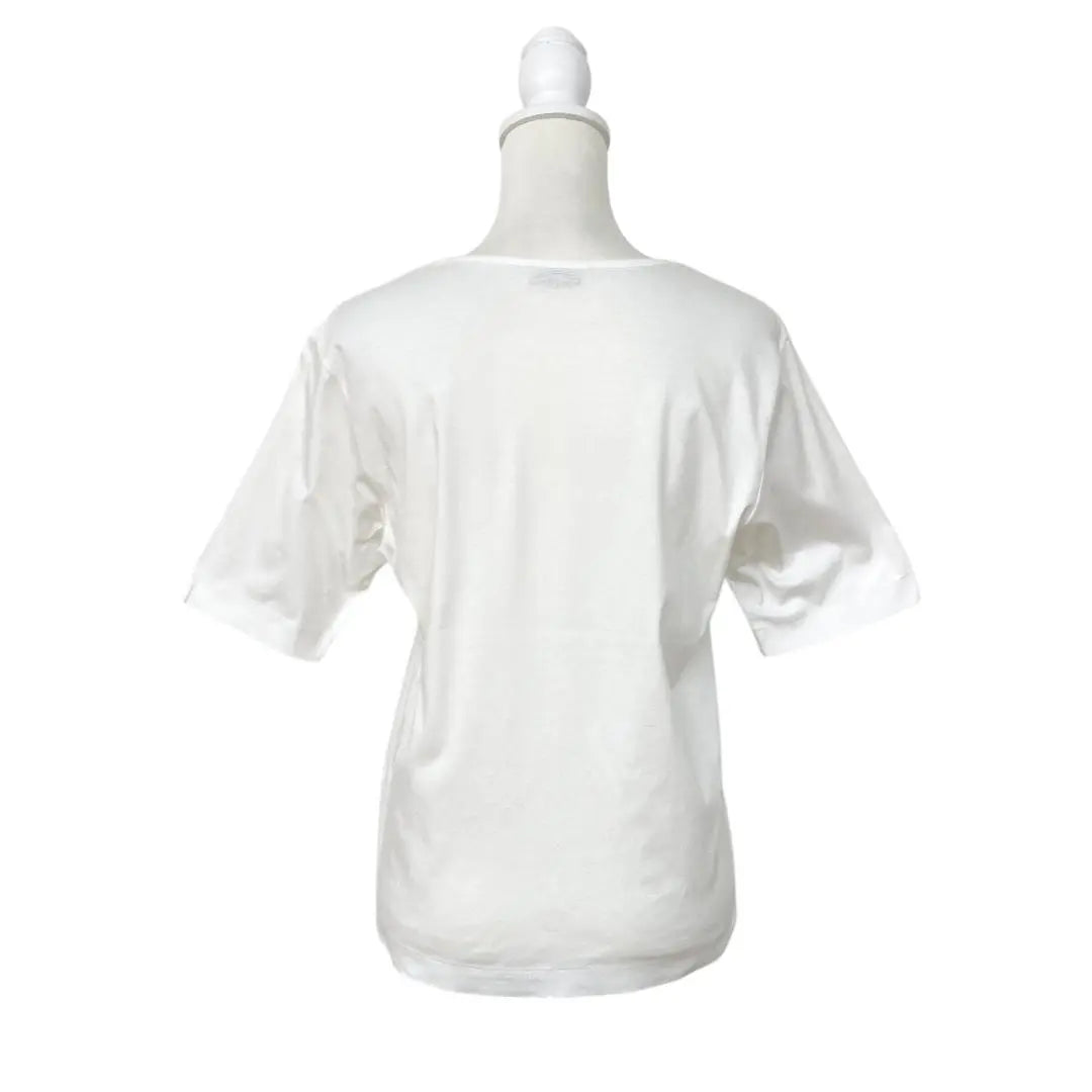 DAKS Dachs Camiseta blanca / Cut Saw M | DAKS ダックス ホワイト Tシャツ・カットソー Ｍ