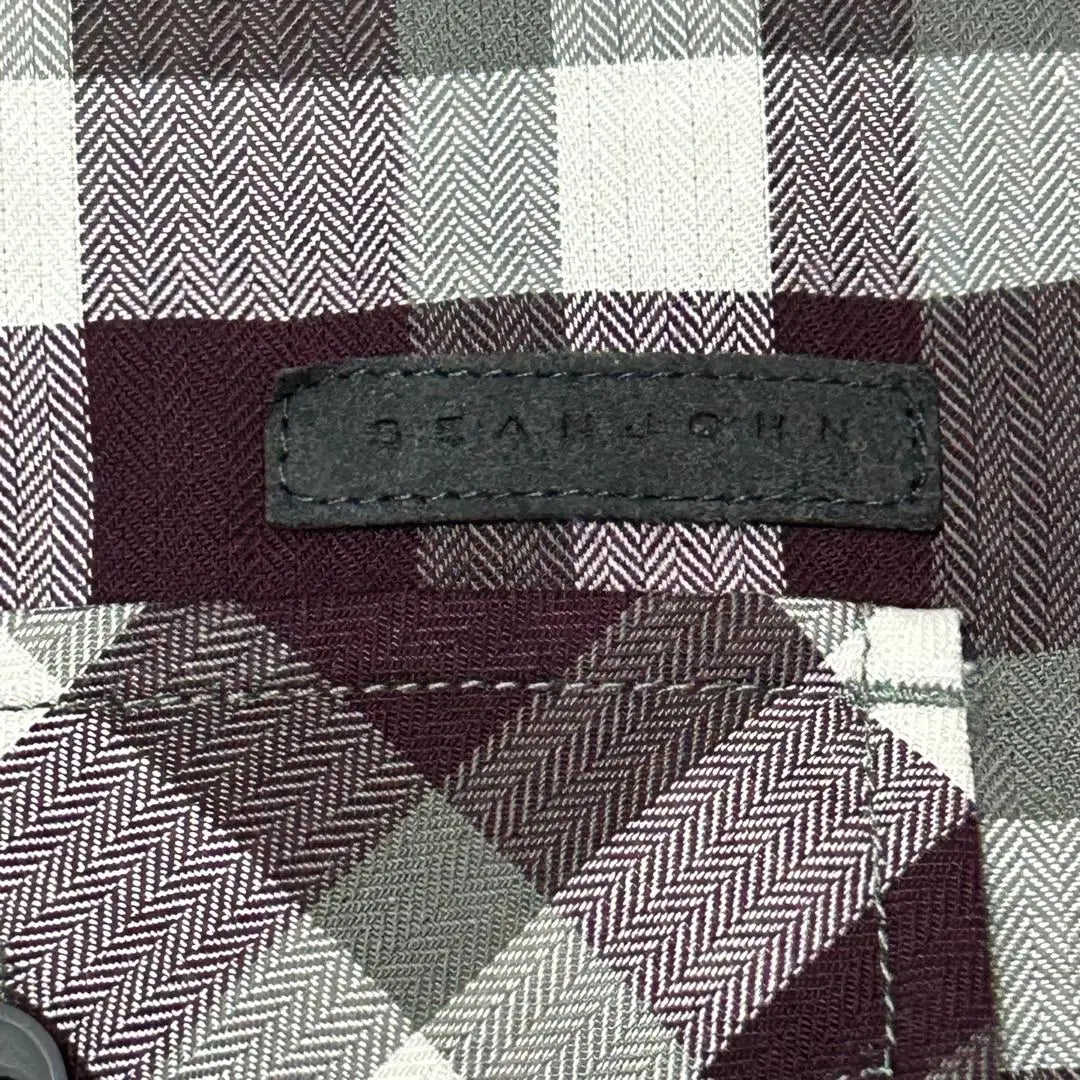 [SEAN JOHN] L/S Shirt Check Herringbone Size XXL