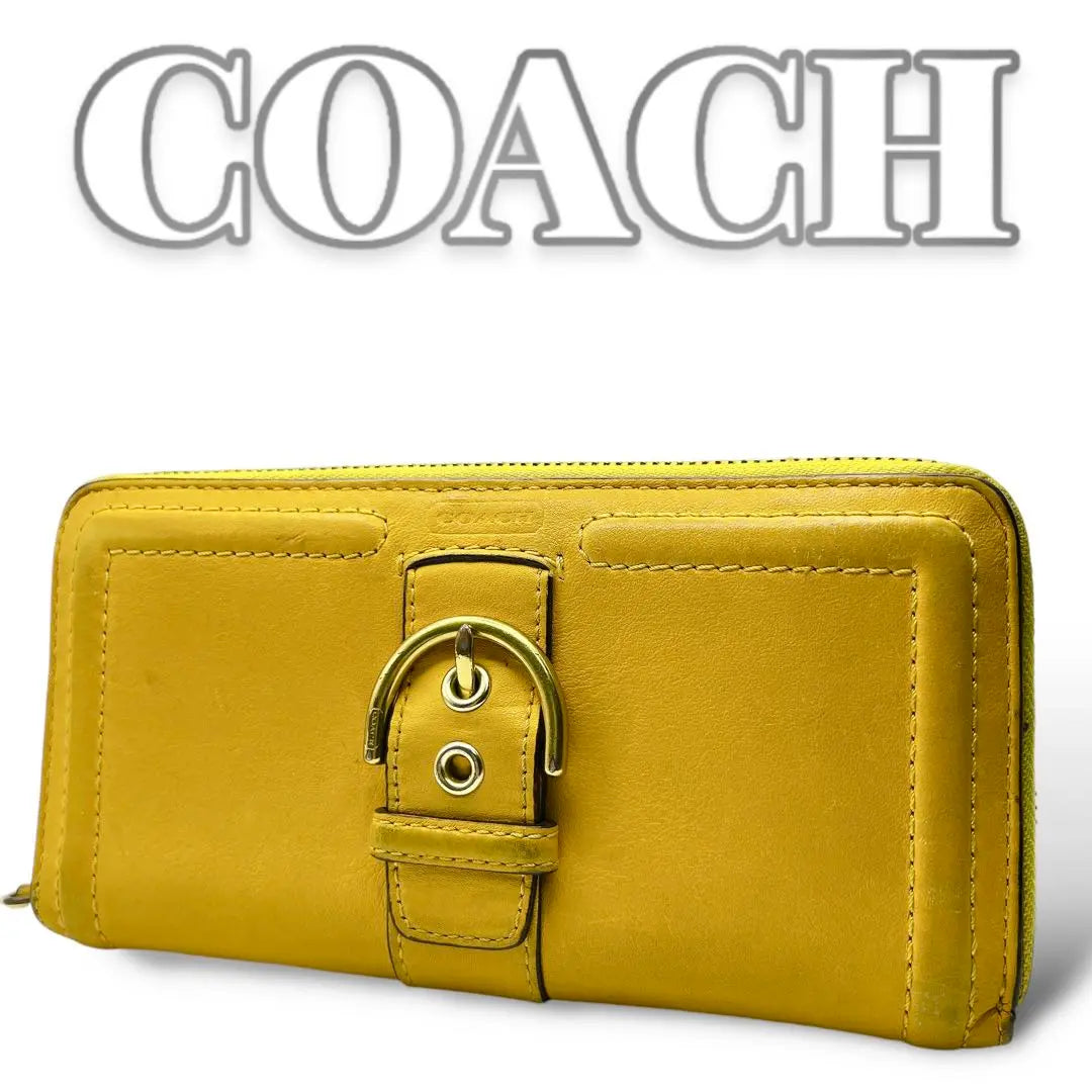 COACH Round Zipper Long Wallet for Women 6540