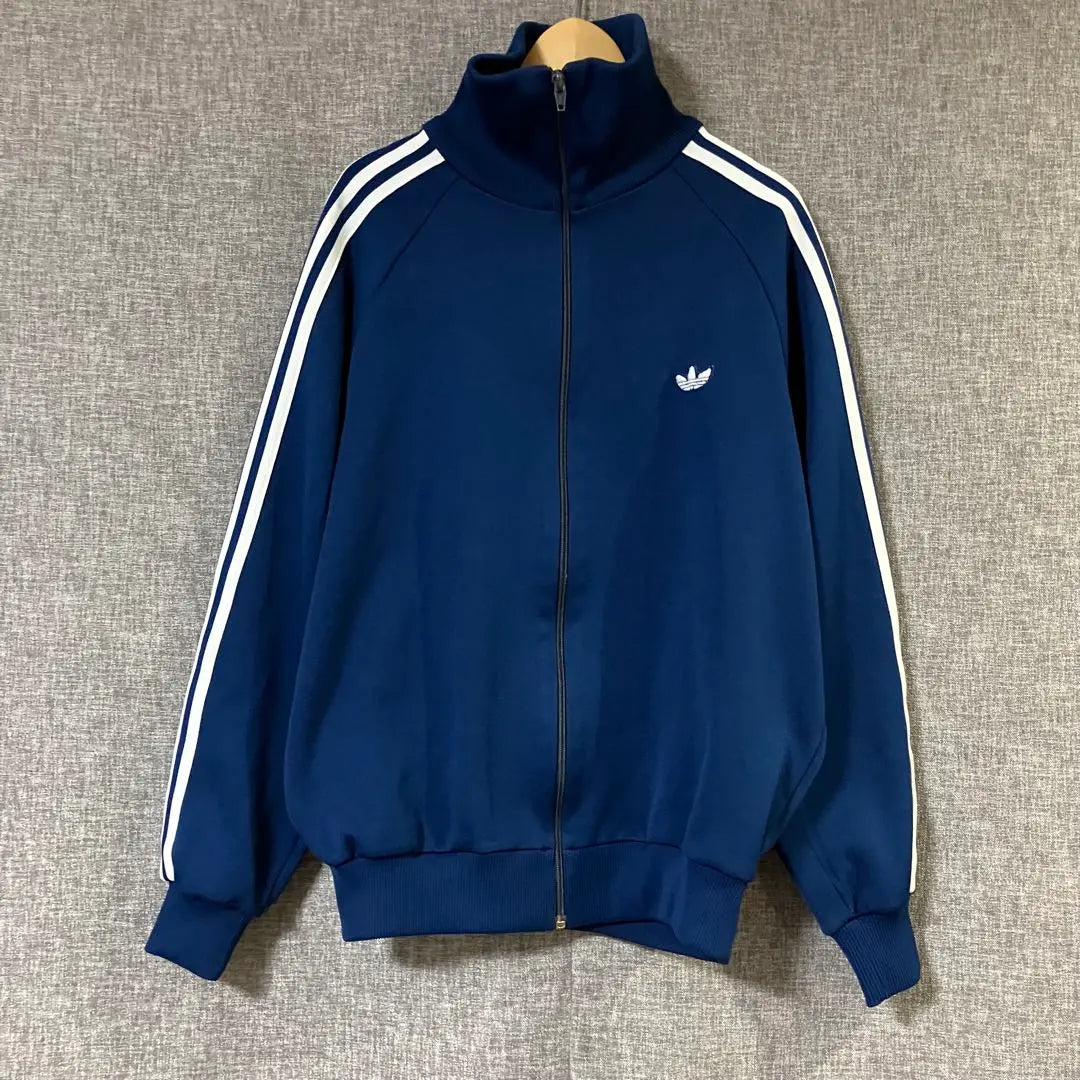 [Popular vintage clothing] adidas 80s 90s track jacket embroidered