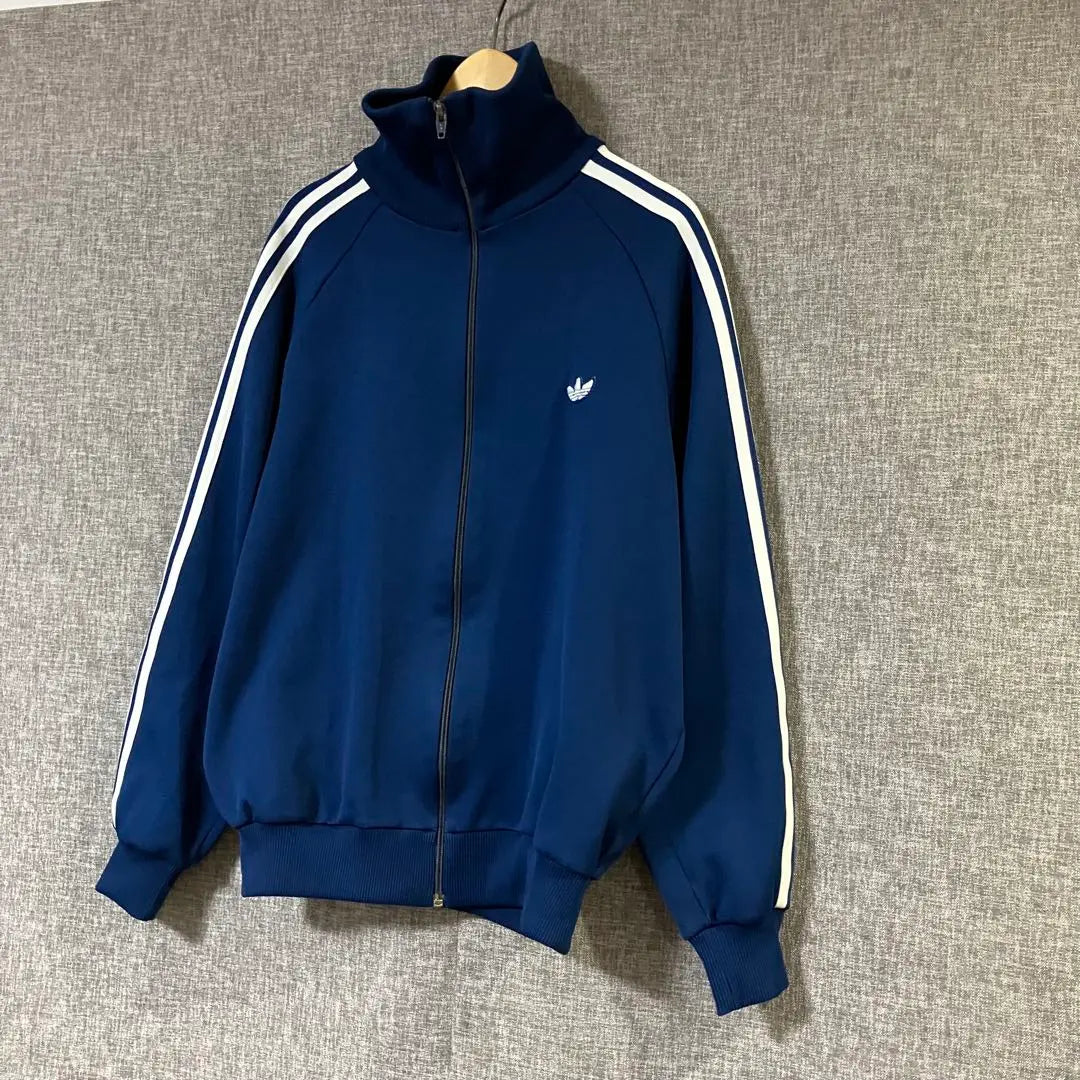 [Popular vintage clothing] adidas 80s 90s track jacket embroidered