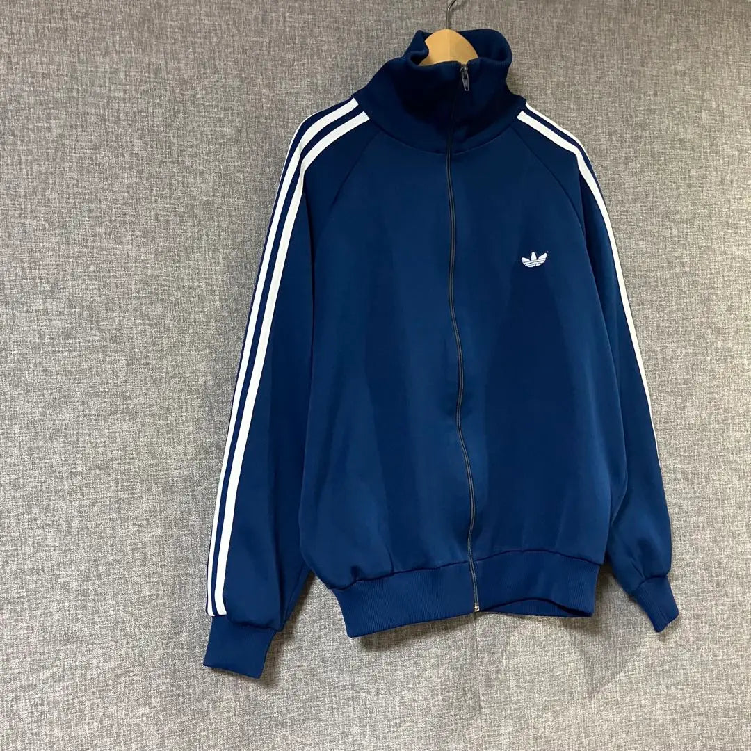 [Popular vintage clothing] adidas 80s 90s track jacket embroidered