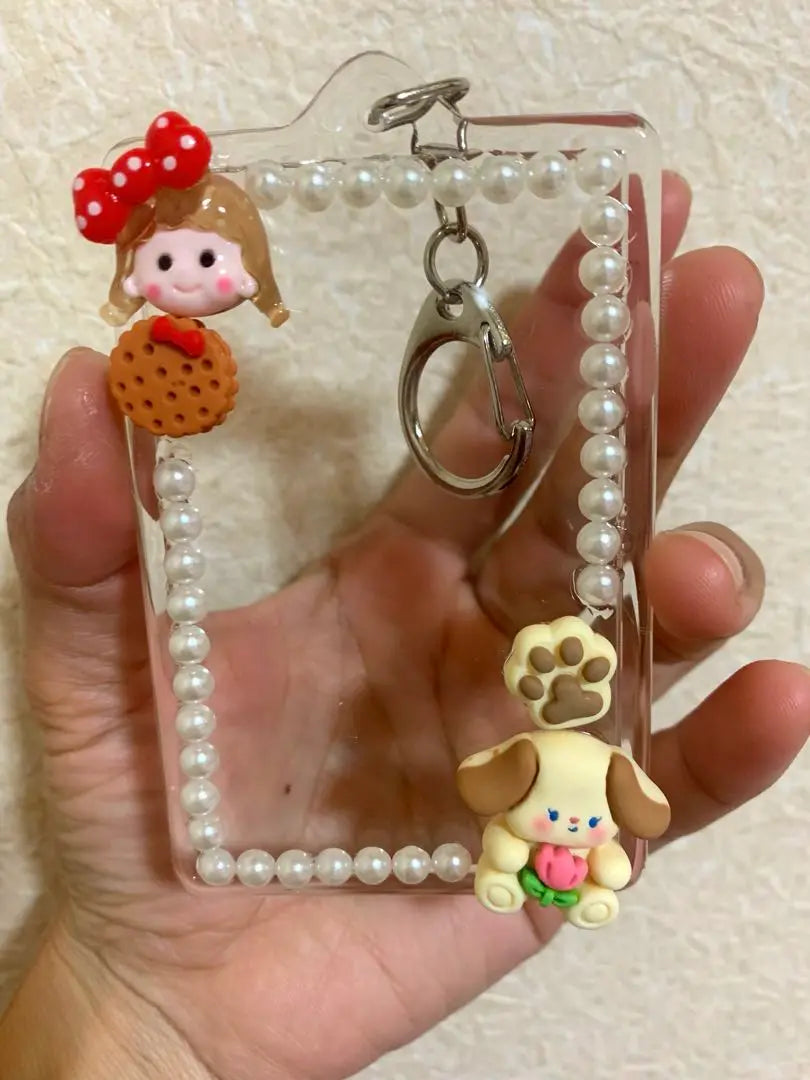 Card Trading Card Case Keychain Deco