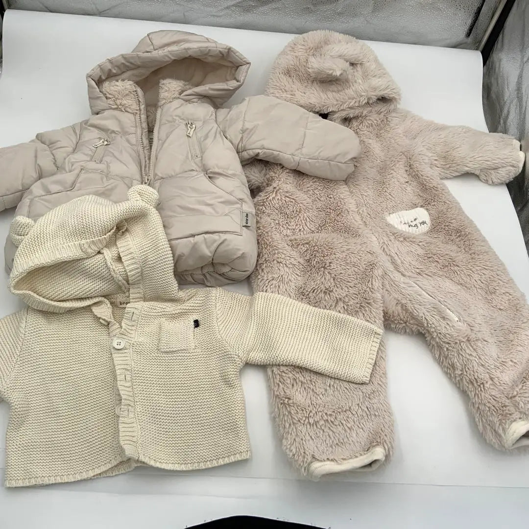 Unused Zara Baby branshes Baby outerwear set of 3 pieces A1