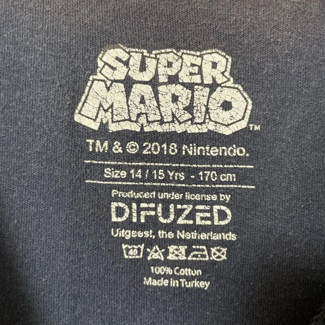 SUPER MARIO Nintendo Game T-shirts Second-hand | SUPER MARIO スーパーマリオ Nintendo ゲーム Tシャツ 古着