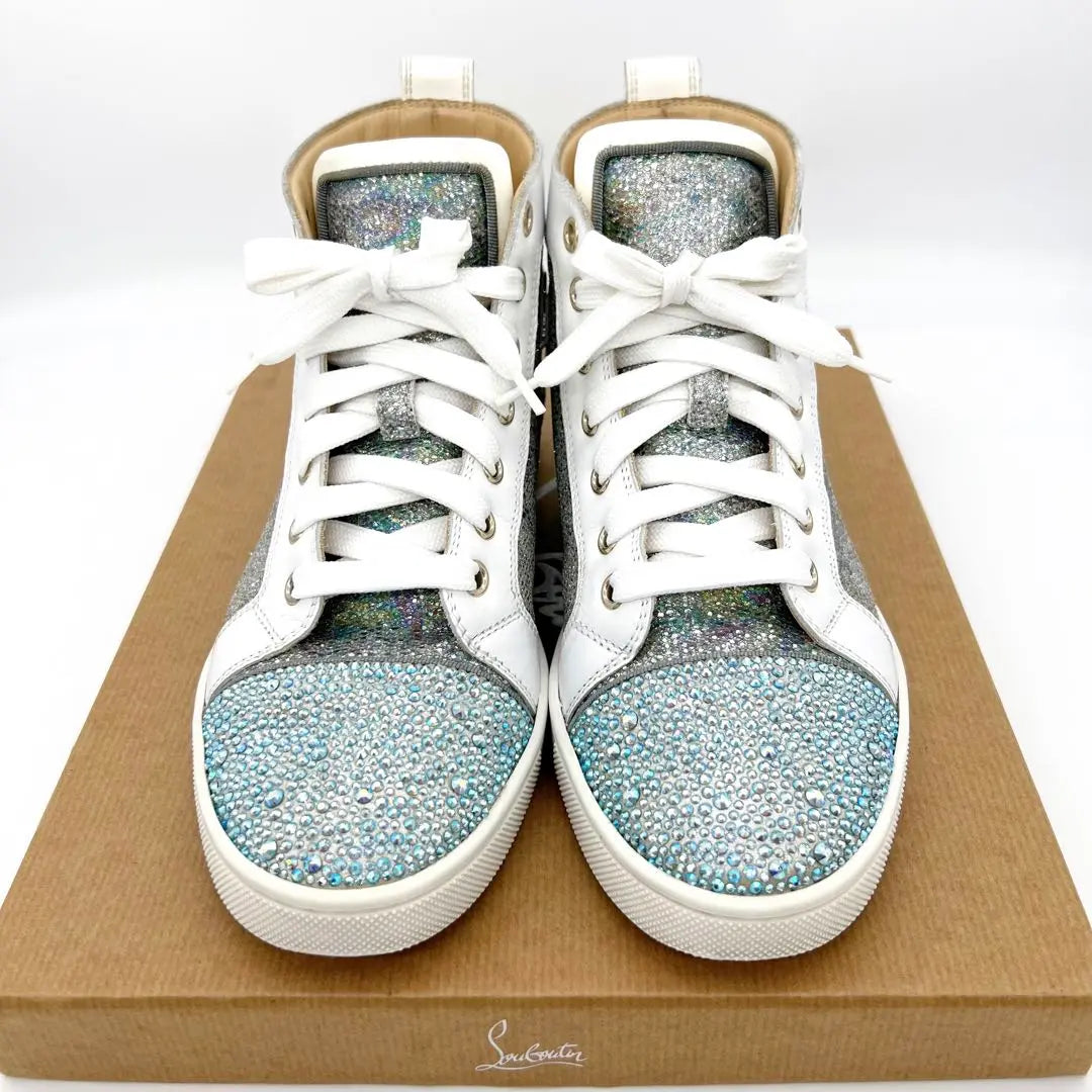 ✨Extremely beautiful item✨ Christian Louboutin 23cm Swarovski sneakers Louis