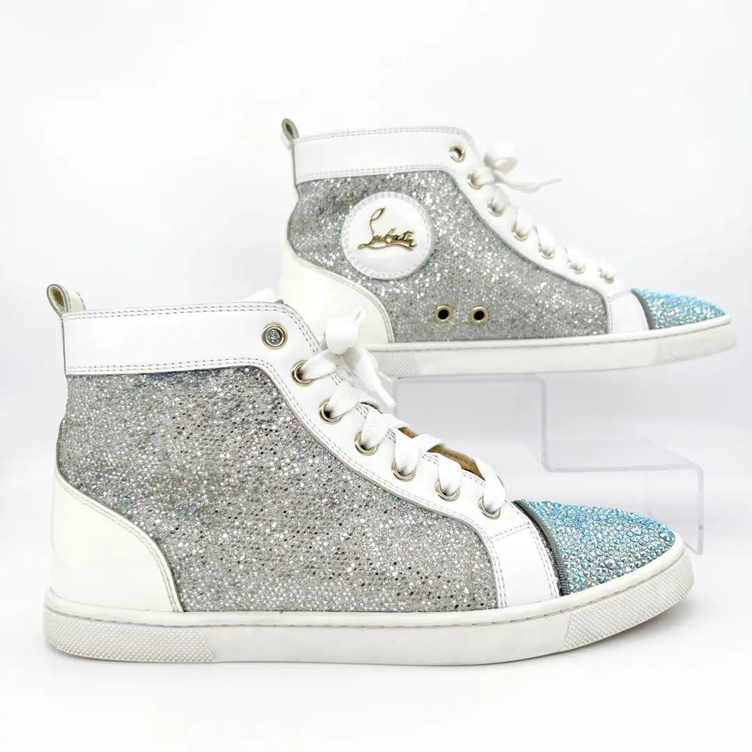 ✨Extremely beautiful item✨ Christian Louboutin 23cm Swarovski sneakers Louis