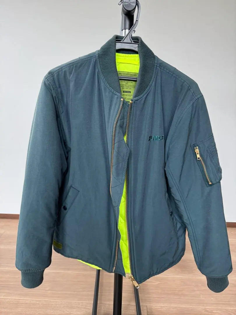 Extra Large MA-1 Style Jacket Neon Yellow Inner