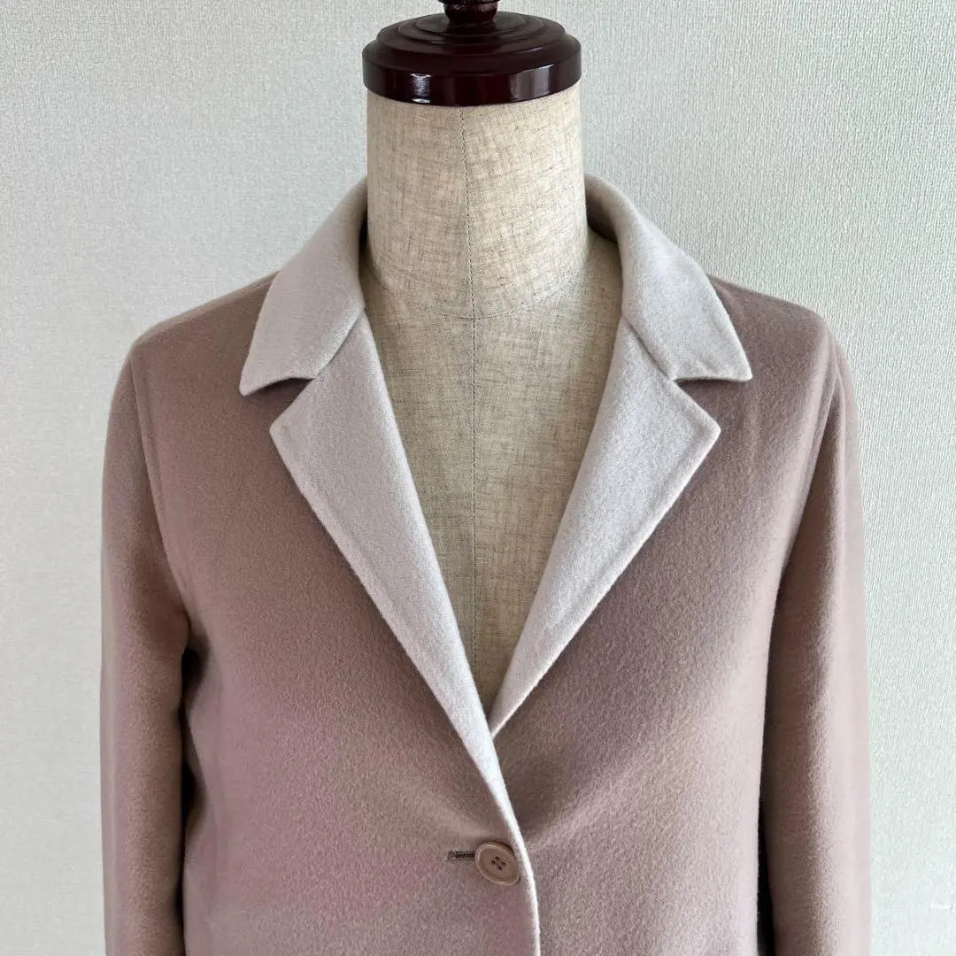 Loro Piana Long Chester Coat Cashmere Pink B308