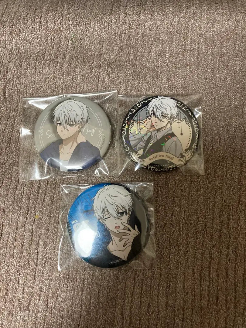 Blue Rock Can Badge Nagi Seishiro TSUTAYA