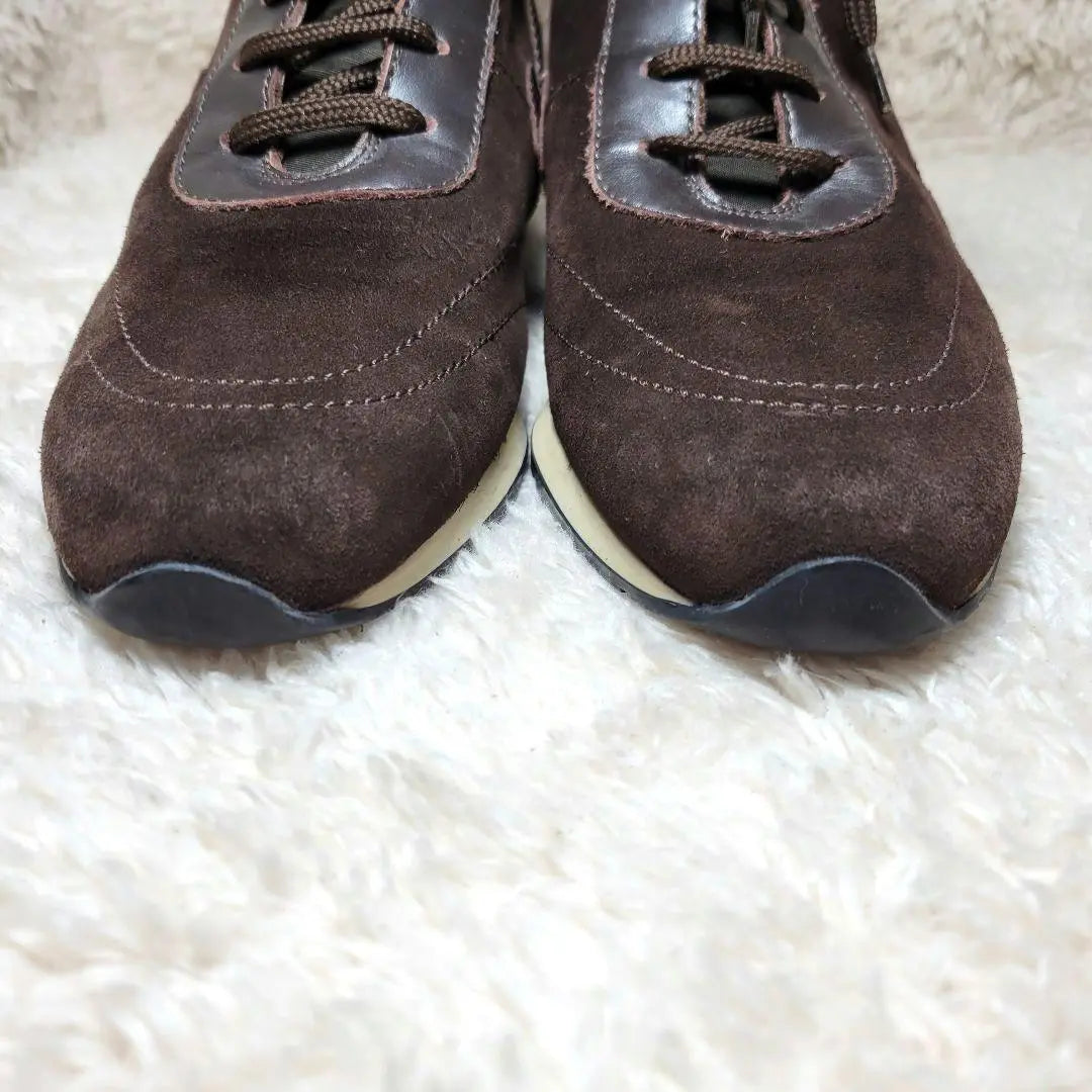 ✨Rare ✨Salvatore Ferragamo High-Cut Sneakers Lace-Up Suede