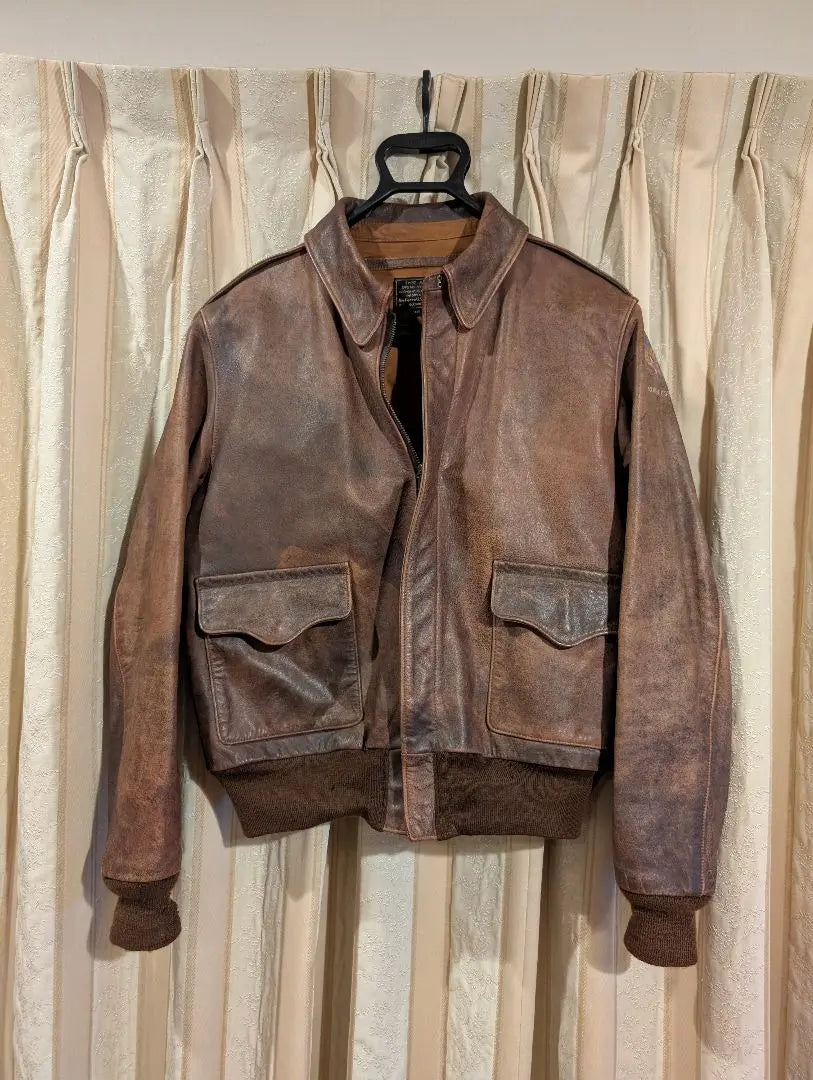 BUZZ RICKSONS A-2 Horse Leather Flight Jacket 38