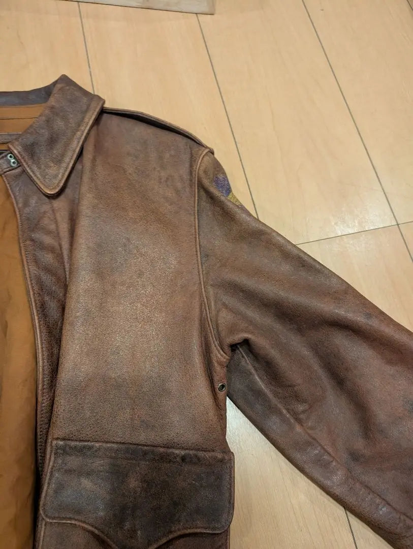 BUZZ RICKSONS A-2 Horse Leather Flight Jacket 38