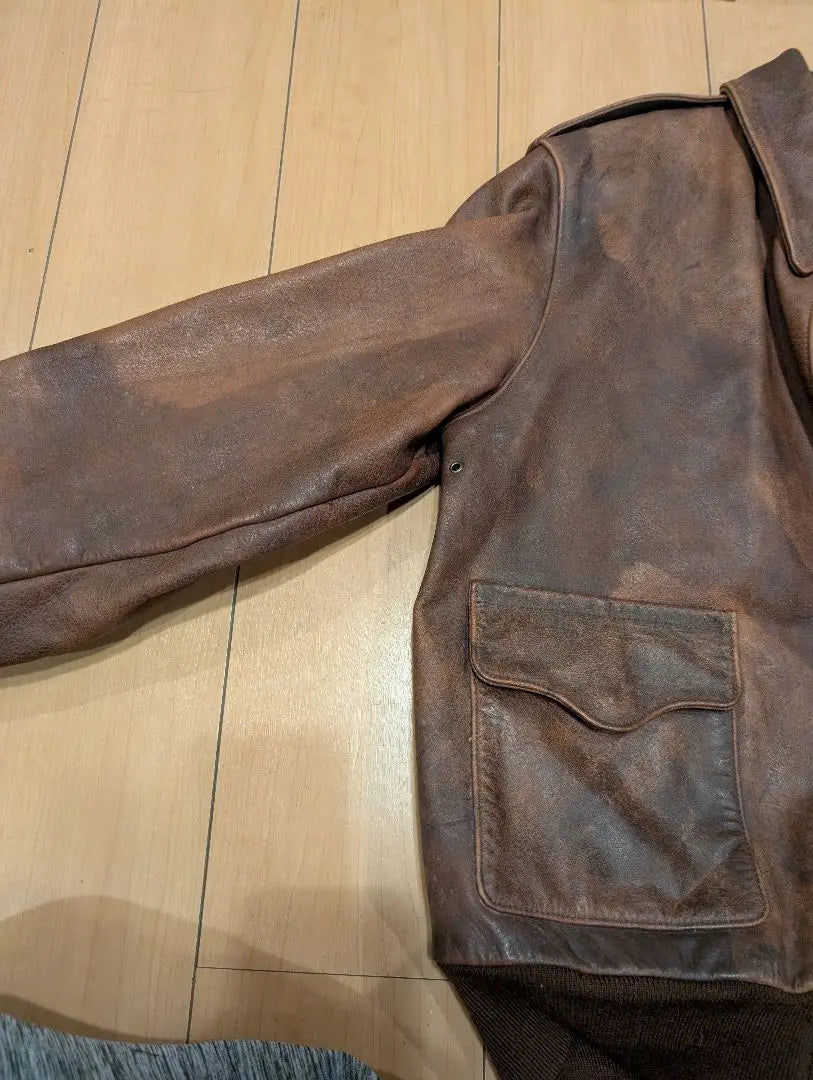 BUZZ RICKSONS A-2 Horse Leather Flight Jacket 38