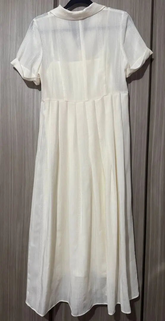 Vestido blanco blanco marrón lirio