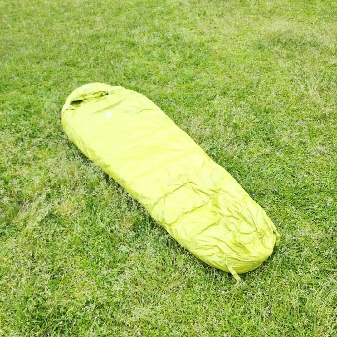 ★ SALE ★ Using luxury down Mommy type sleeping bag downsh mullet 400g green | ★SALE★　高級ダウン使用　マミー型　寝袋 ダウンシュラフ　400g　グリーン