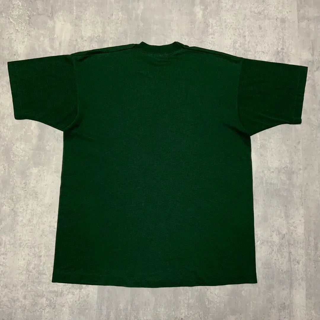 90s single stitch T-shirt soccer green building one point