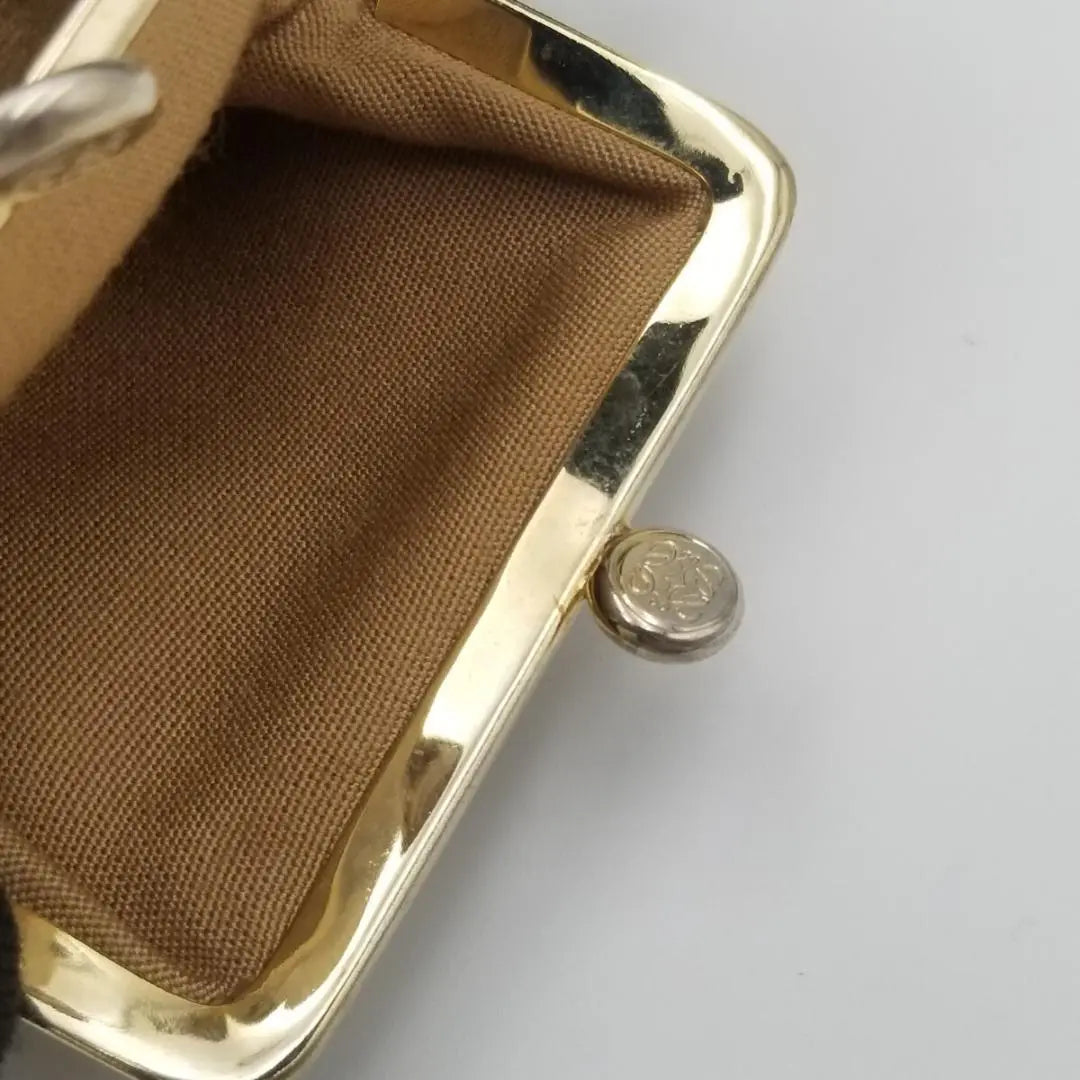 ☆Buen estado☆ Monedero Loewe, monedero, estuche para monedas, mini billetera, Anagrama