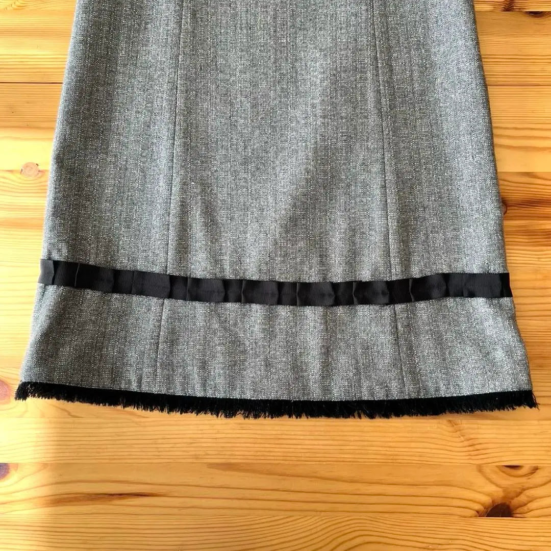 Vestido mini de manga corta hasta la rodilla gris talla 2