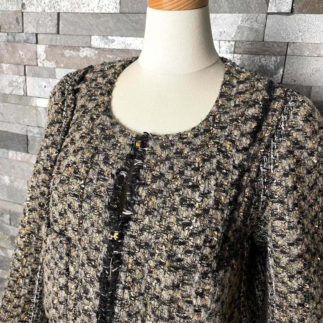 SONIA RYKIEL Chaqueta de tweed sin color de Sonia Rikiel