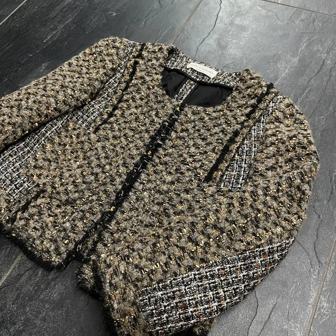 SONIA RYKIEL Chaqueta de tweed sin color de Sonia Rikiel