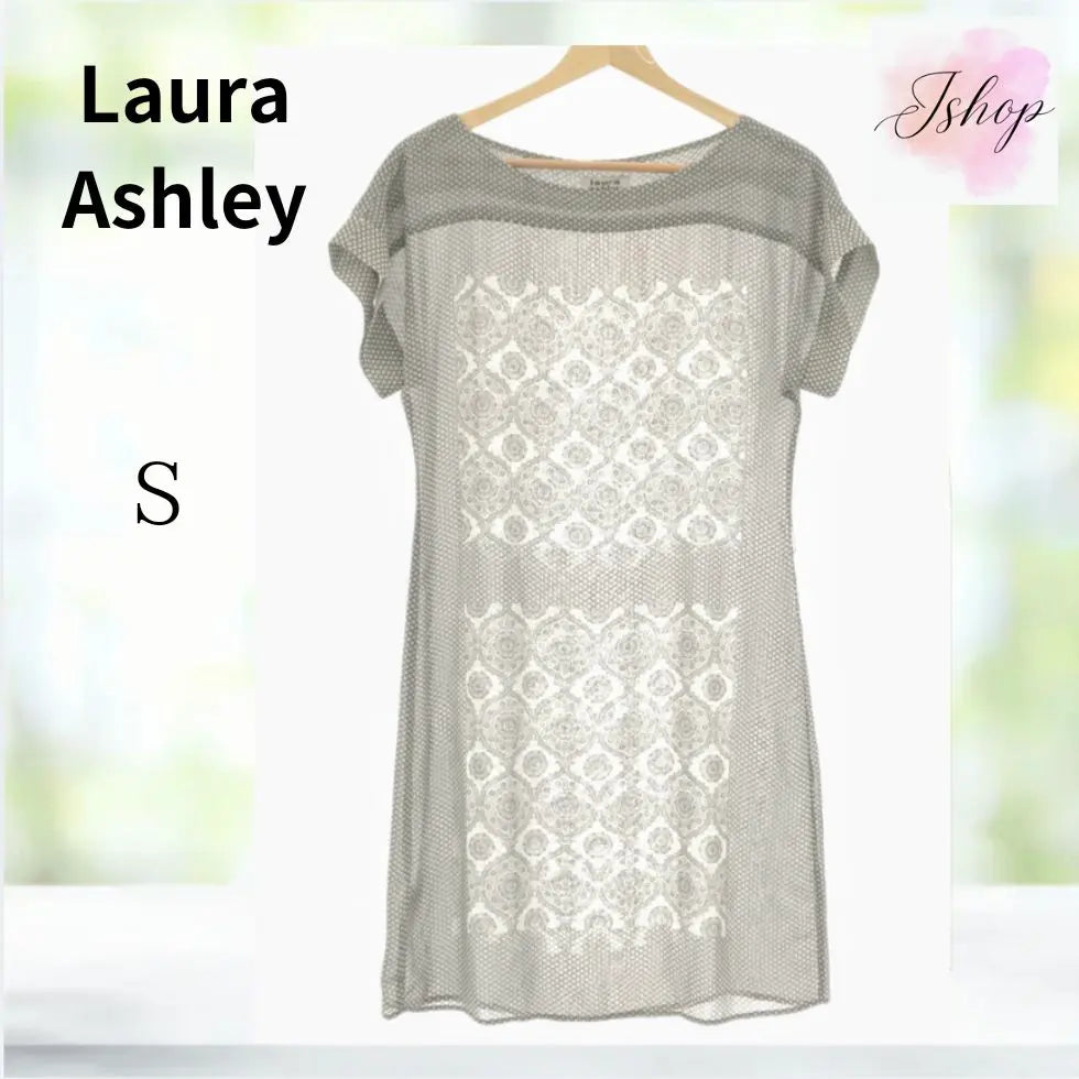 Beautiful condition Laura Ashley dress short sleeve lace small 897564