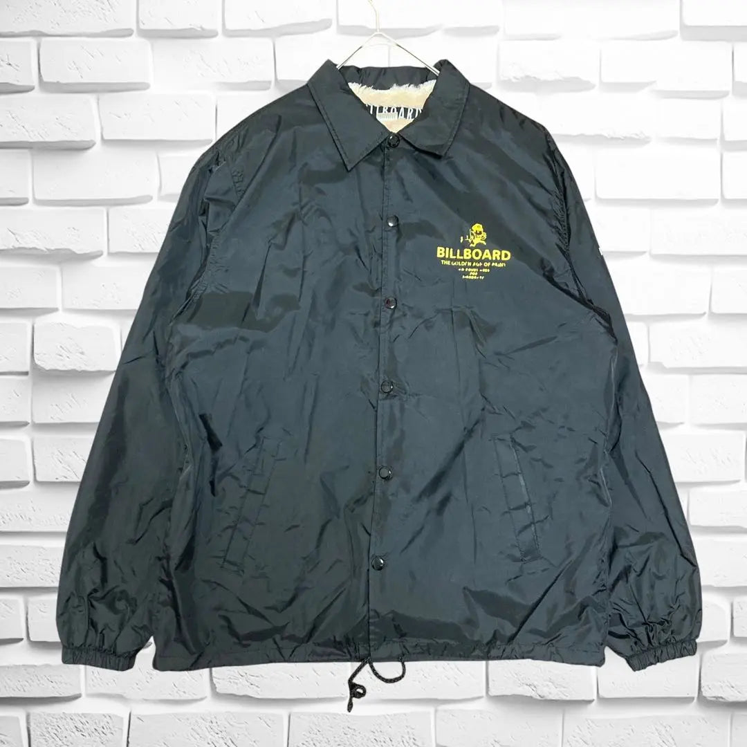 BILLBOARD PAINT BOY Inner Boa Coach Jacket Black