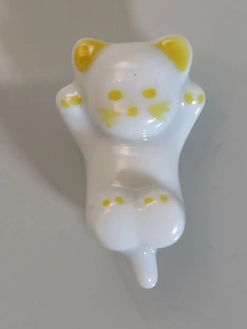 ❀Unused item, Chibi Cat, Chopstick Rest, 5 pieces, Cat, Chopstick Rest, Pump, Interior, Ceramic