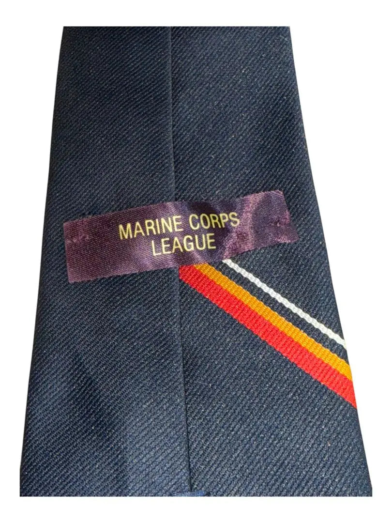 MARINE CORPS LEAGUE Tie Navy