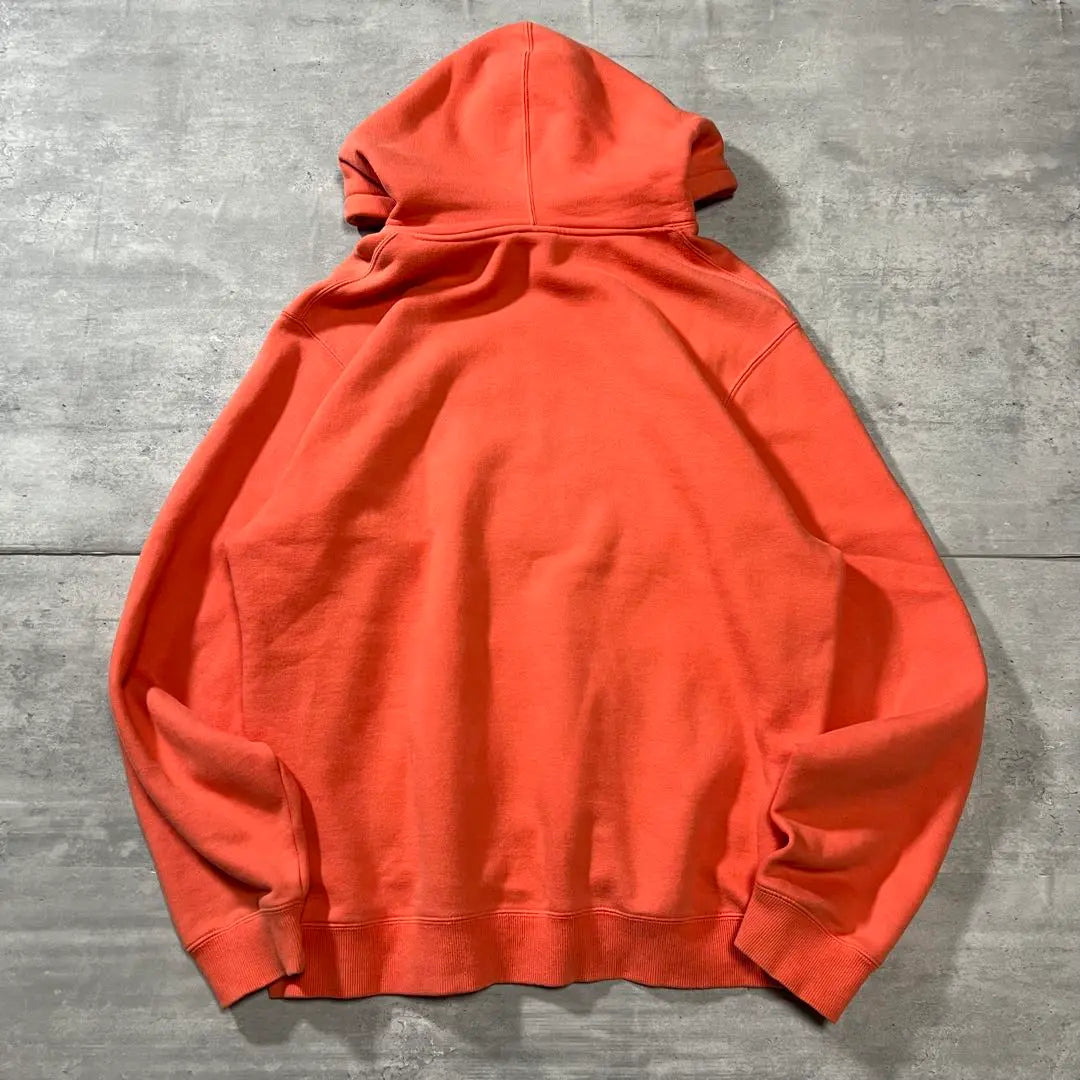 [Rare colors, stock logo, fleece lining ◎] Stussy pullover hoodie, used clothing long sleeves] Long sleeves for the stussy pullover hoodie